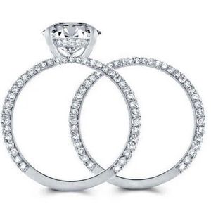 Italo Classic Round Cut Women Bridal Set